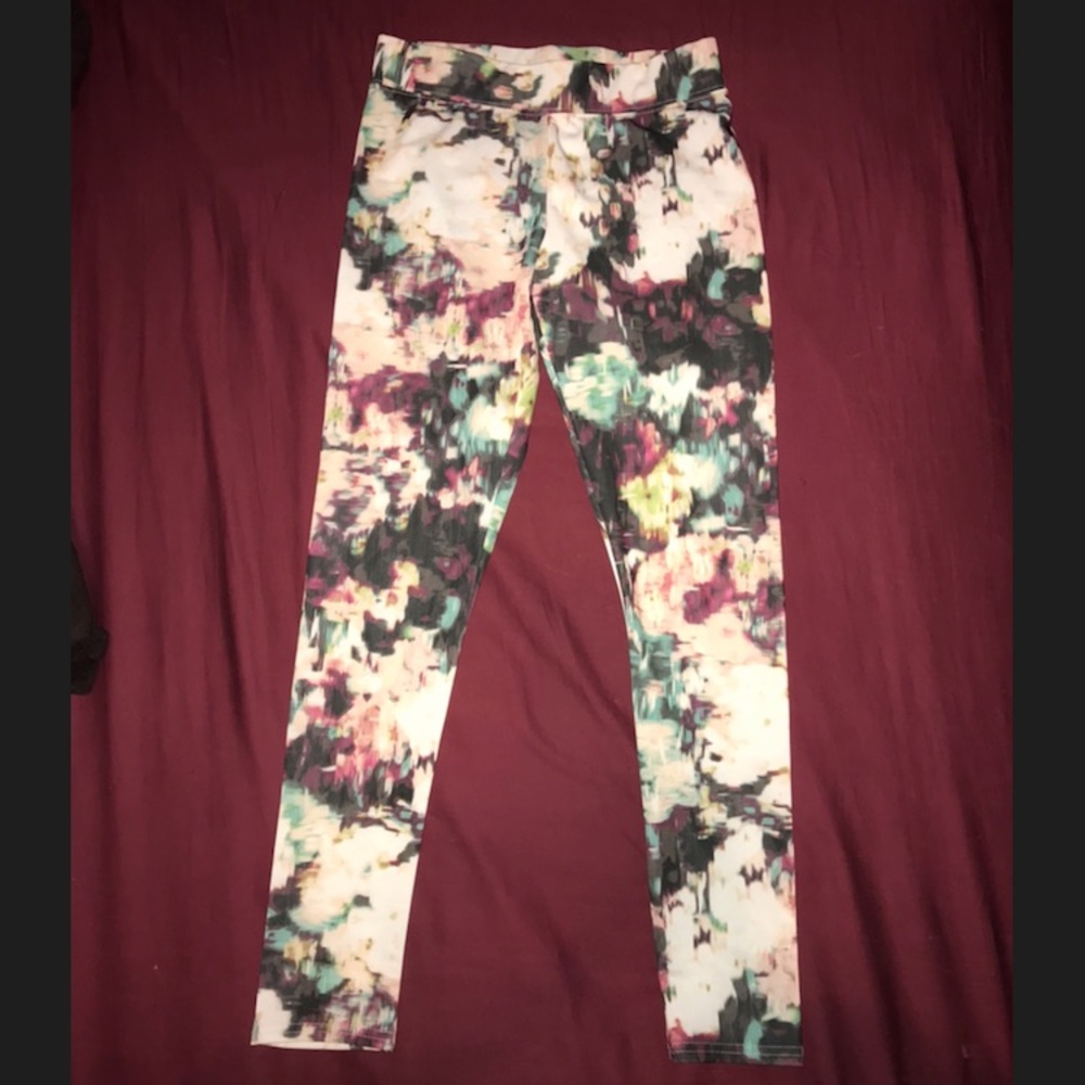 American Eagle Hi-Rise Legging Small Watercolor